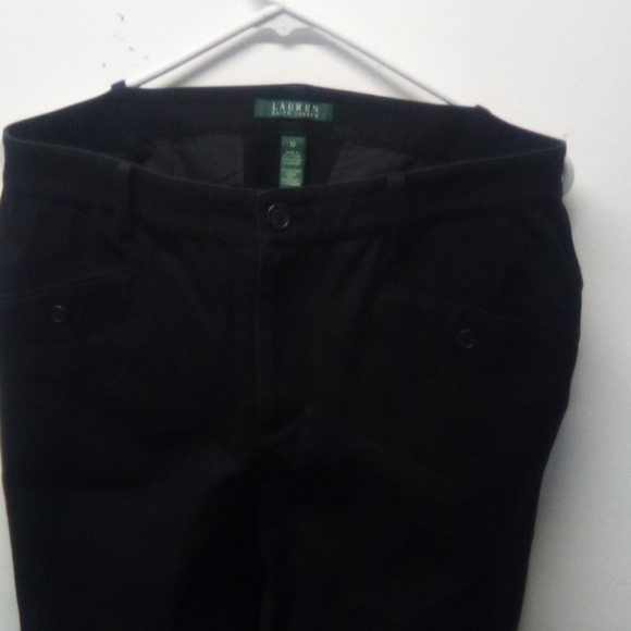Ralph Lauren, black. Size 10, Peddle pusher pants - Picture 2 of 7